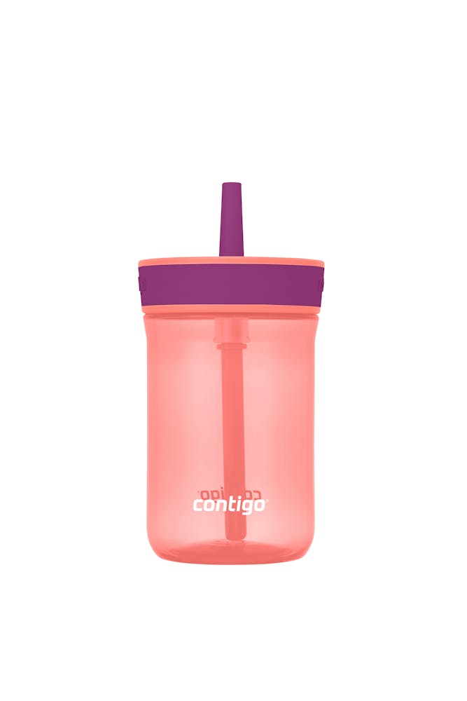 Kids’ Leighton Straw Tumbler with Spill-Proof Leak-Proof Lid, 14oz Y1