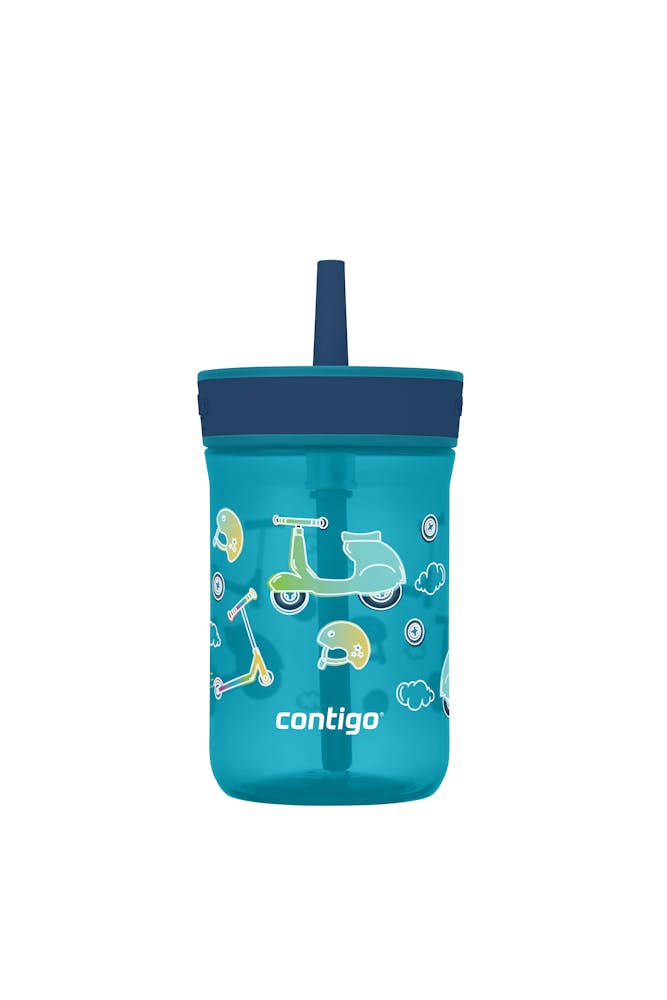 Kids’ Leighton Straw Tumbler with Spill-Proof Leak-Proof Lid, 14oz Y1