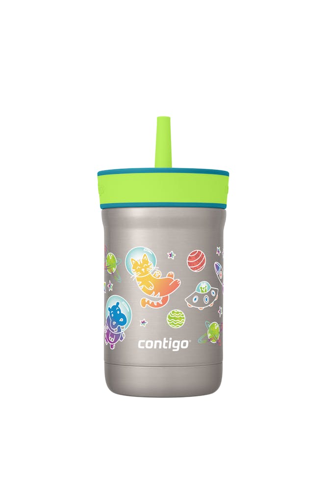 Kids Leighton Spill-Proof Stainless Steel Tumbler with Straw, 12oz K6