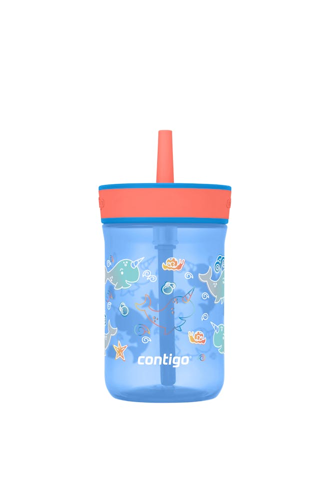 Kids’ Leighton Straw Tumbler with Spill-Proof Leak-Proof Lid, 14oz Y1