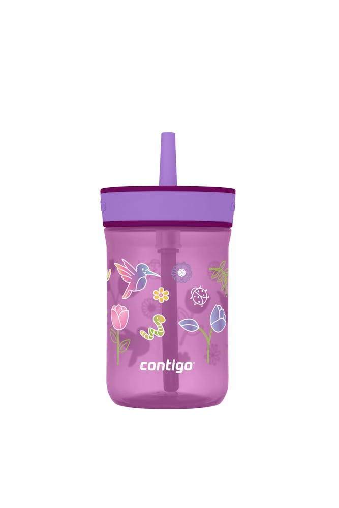 Kids’ Leighton Straw Tumbler with Spill-Proof Leak-Proof Lid, 14oz Y1