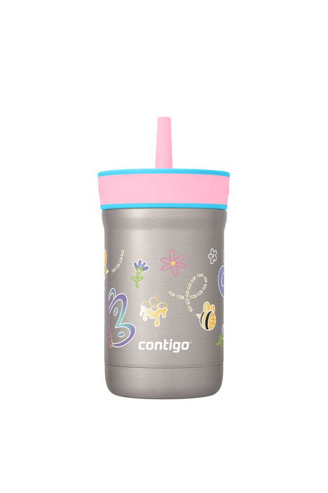 Kids Leighton Spill-Proof Stainless Steel Tumbler with Straw, 12oz K6